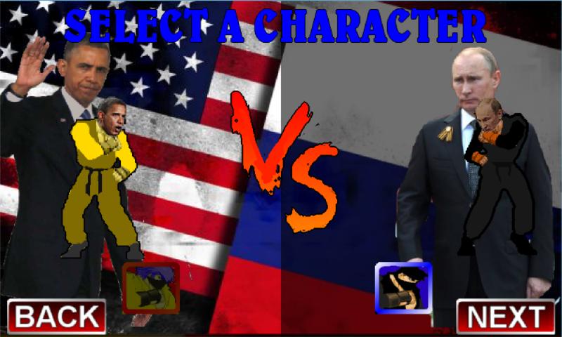 Obama VS Putin Fighting