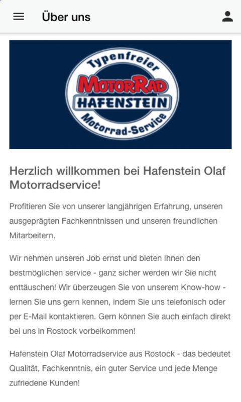 Motorrad Hafenstein