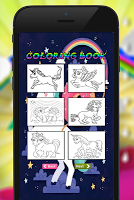 Unicorn Horse Coloring Book
