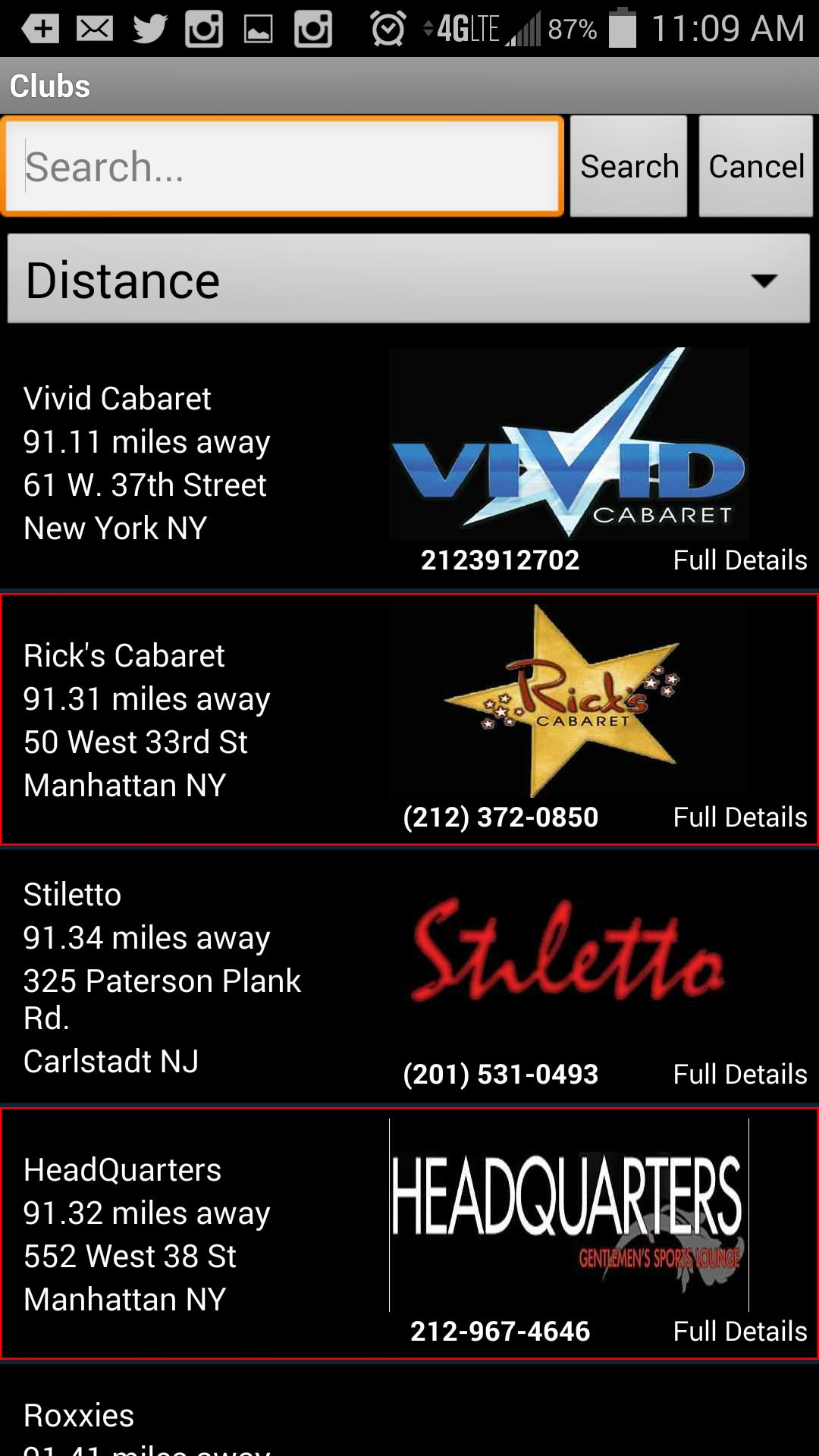 Strip Club & Store Finder