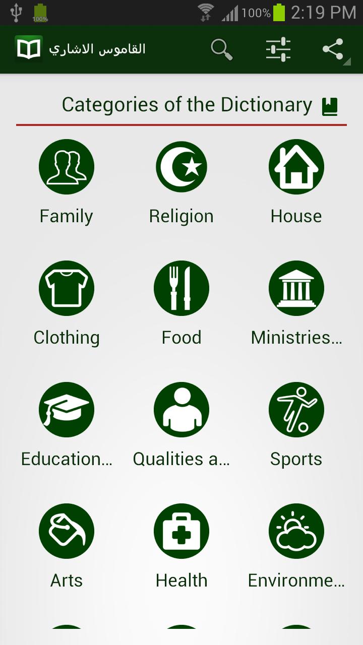 Arab Indicative Dictionary