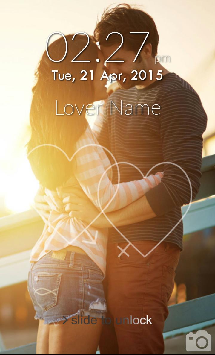 Couple Photo Lock Screen