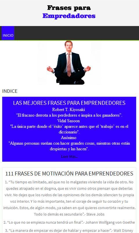 Frases para emprendedores
