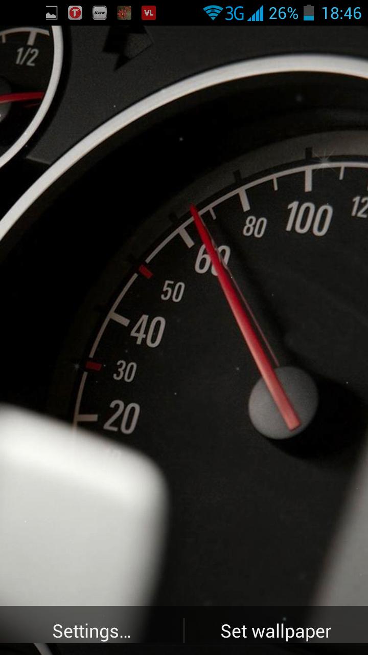 Car Dashboard Live Wallpaper