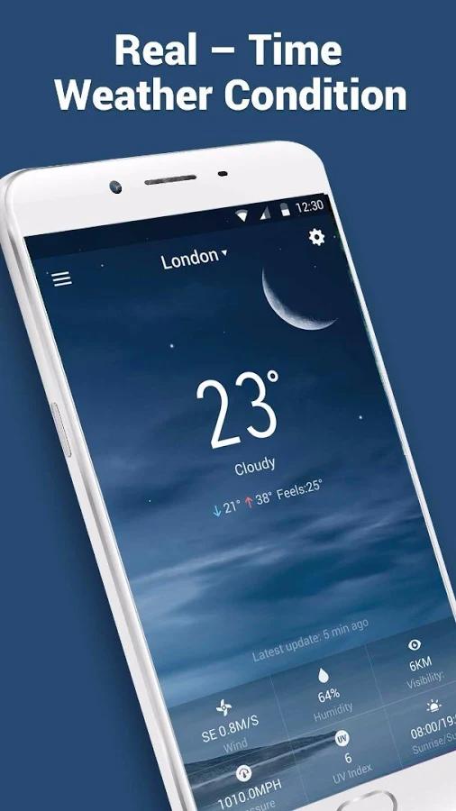 weather and clock widget