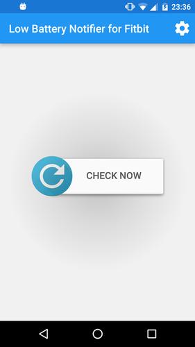 Low Battery Alert for Fitbit