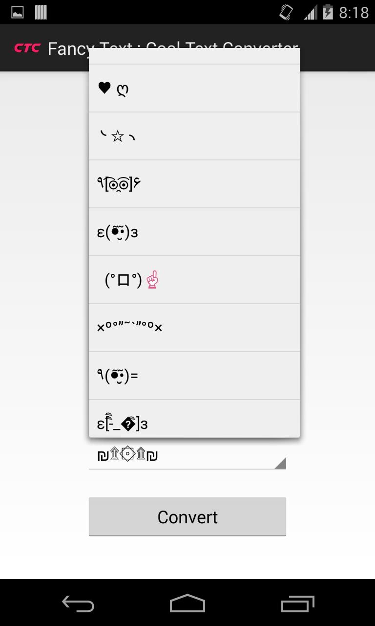 Fancy Text : Cool Text Convert