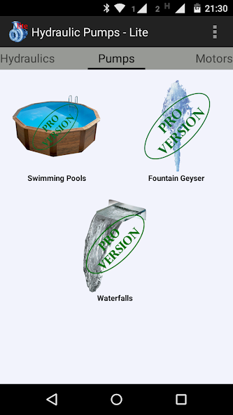 Hydraulic Pumps - Lite