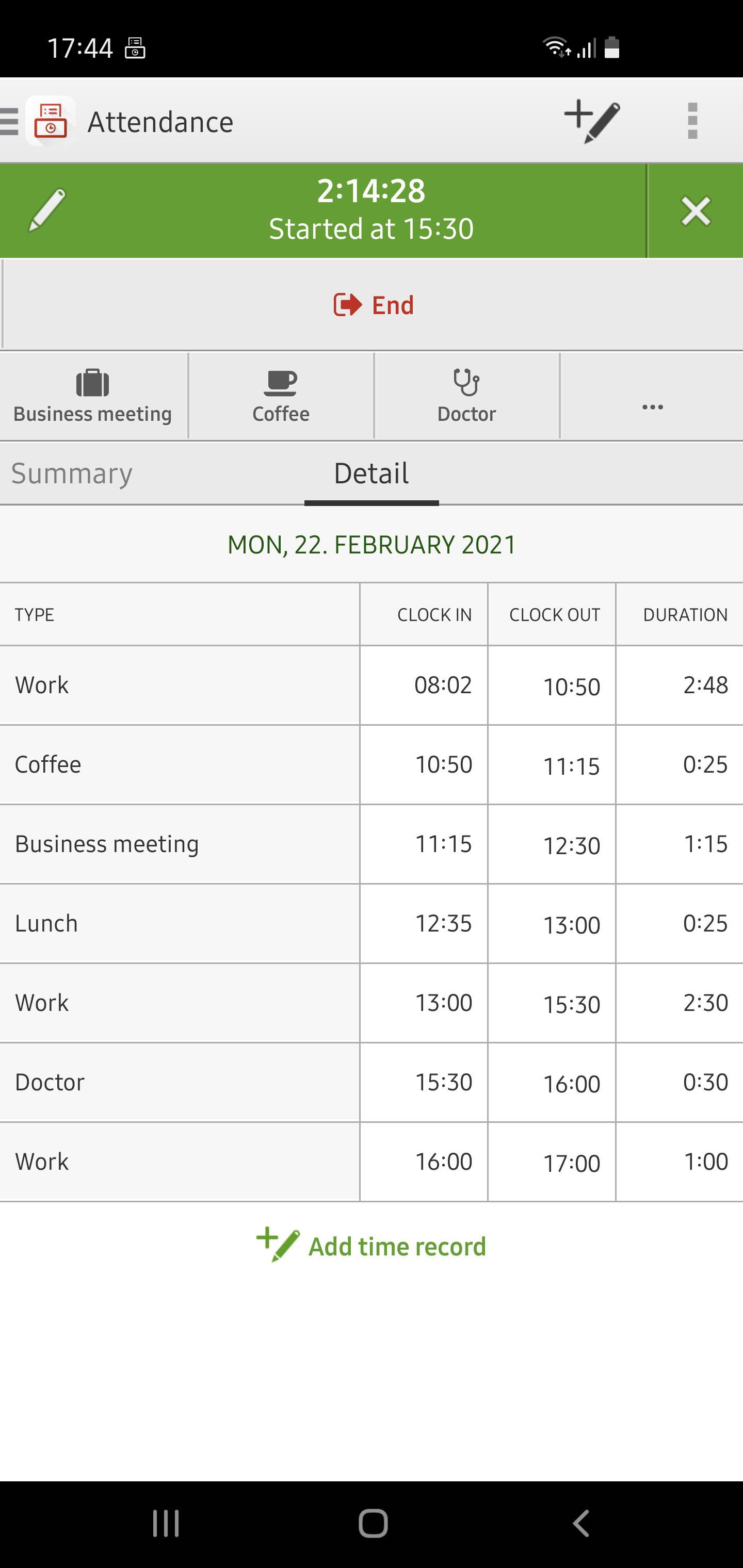 primaTime Attendance