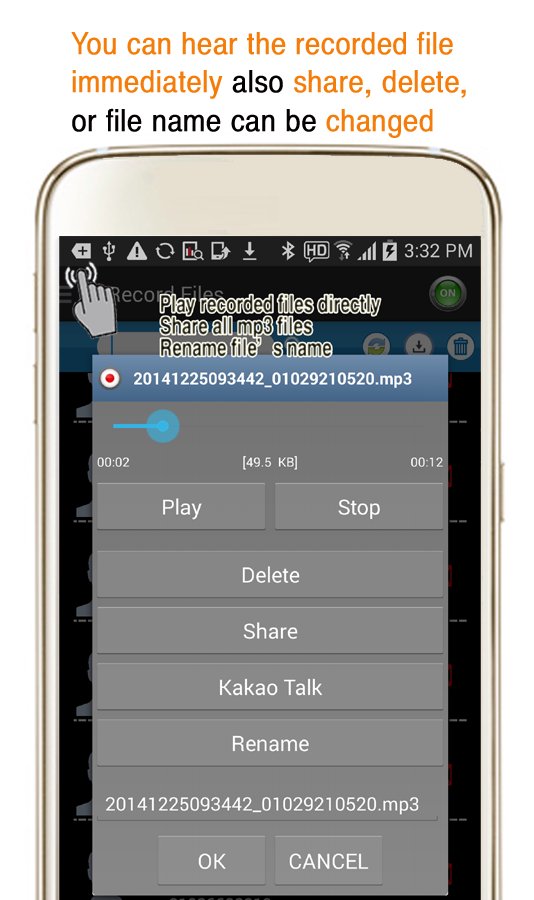 Auto Call Recorder -MP3 record