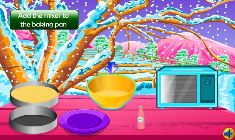 Christmas Sponge Cake Cooking