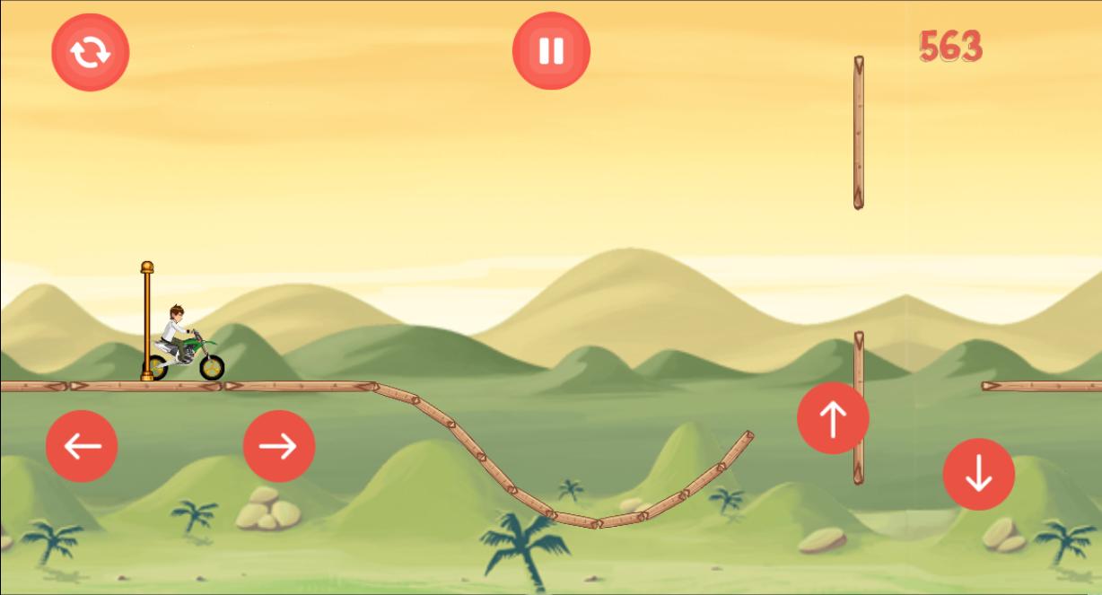 Jungle MotorBike Race