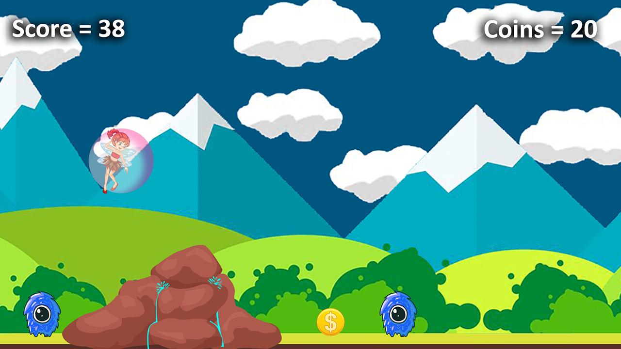 Flying fairy runner: Jungle forest rush