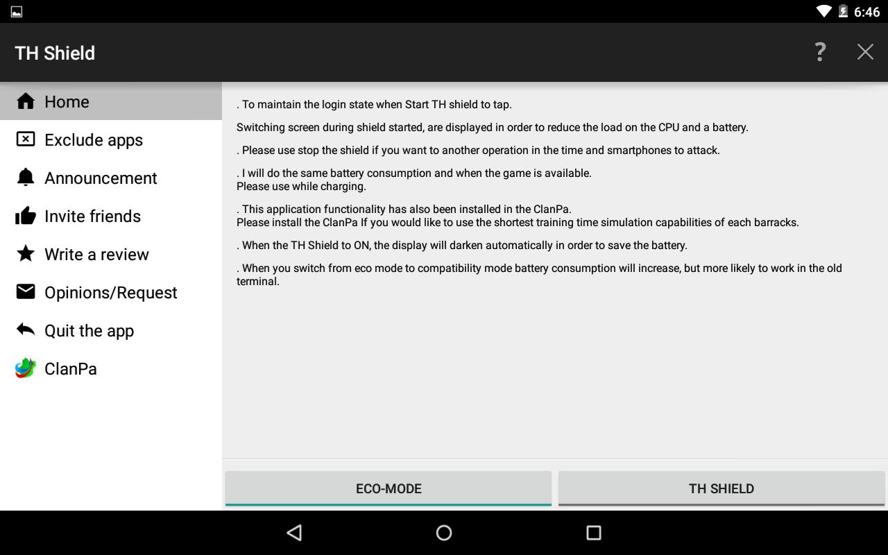 TH Shield  -COC Tool-