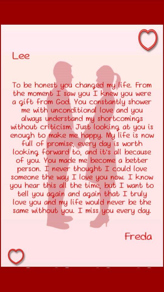 Romantic Love Letters