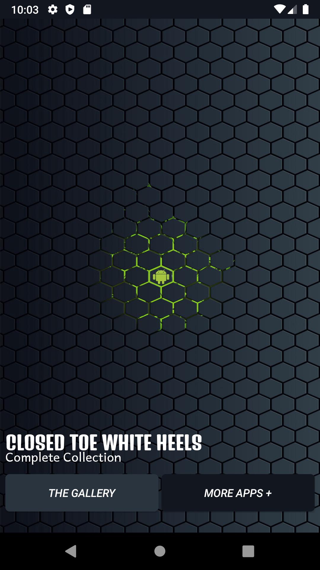 Closed Toe White Heels