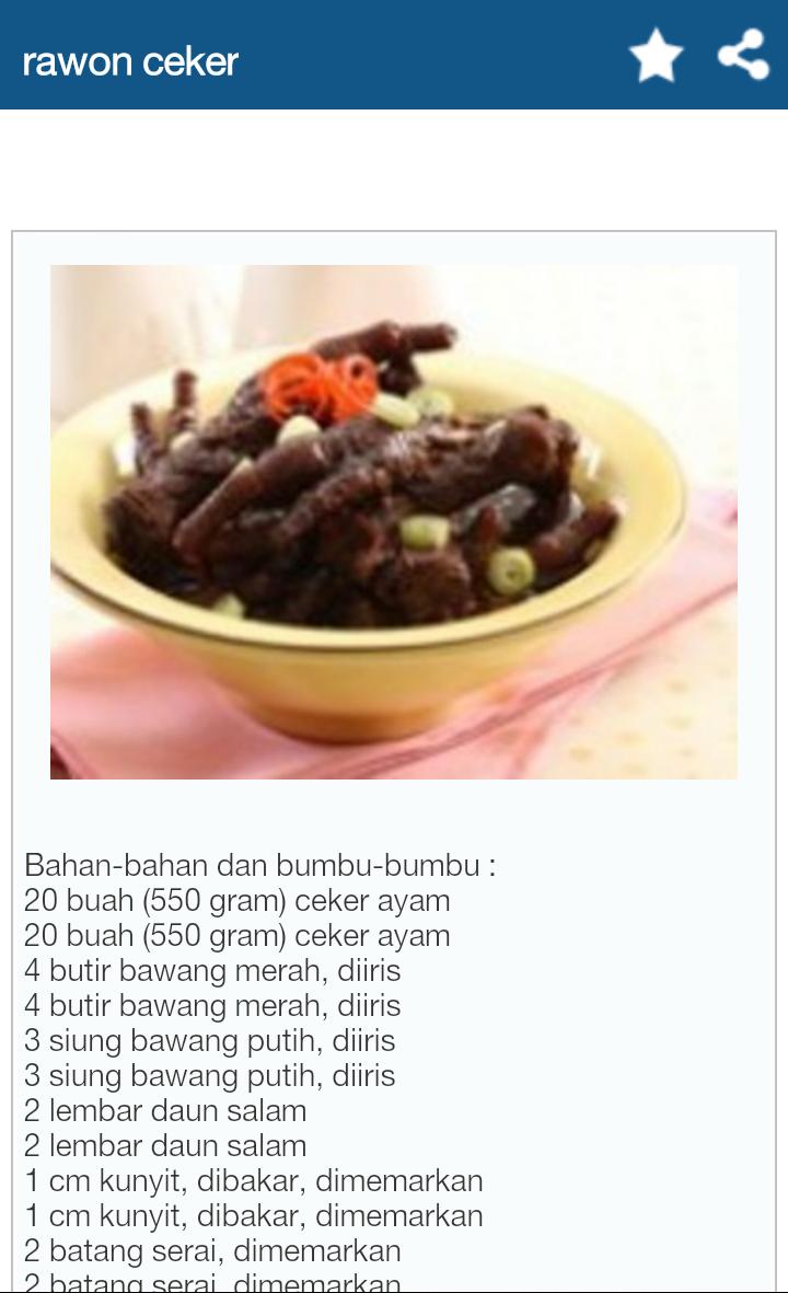 Resep Soto Rawon Pilihan