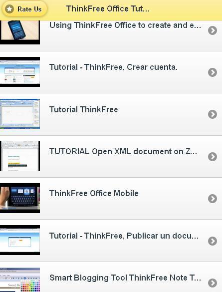 ThinkFree Tutorials