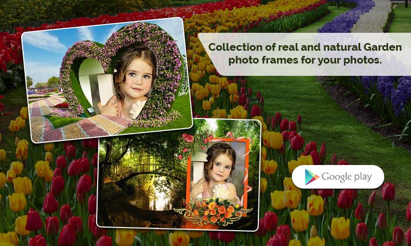 Real Garden Photo Frames