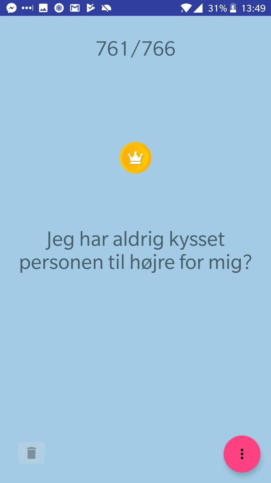 Aldrig