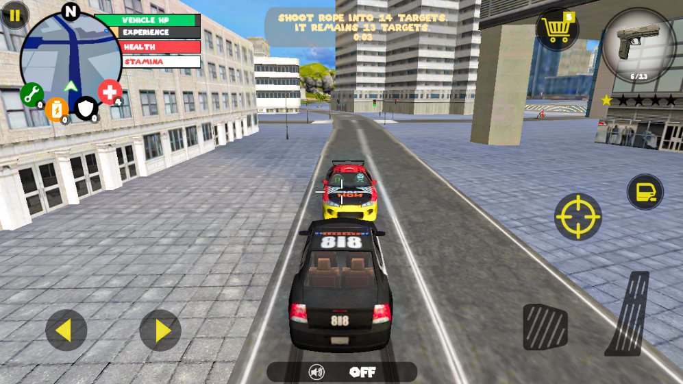 US Police Stickman Rope Hero: