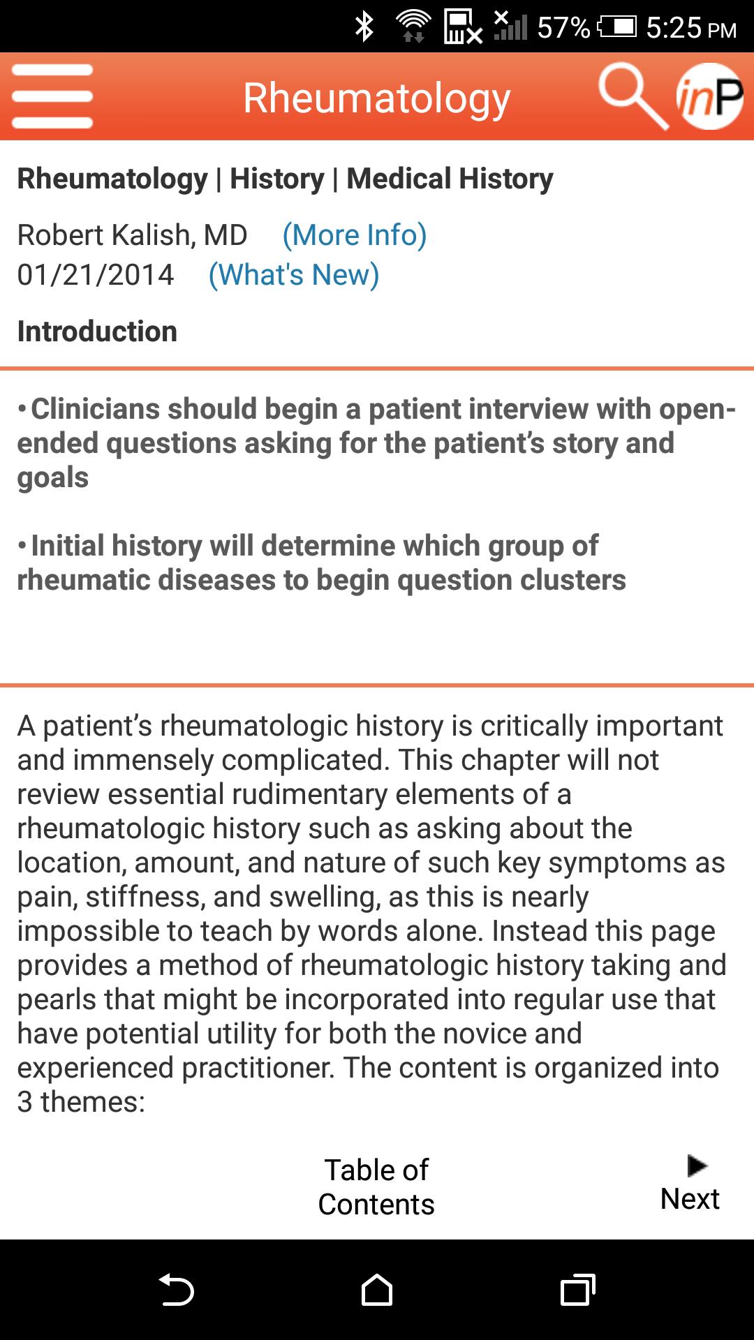 inPractice Rheumatology