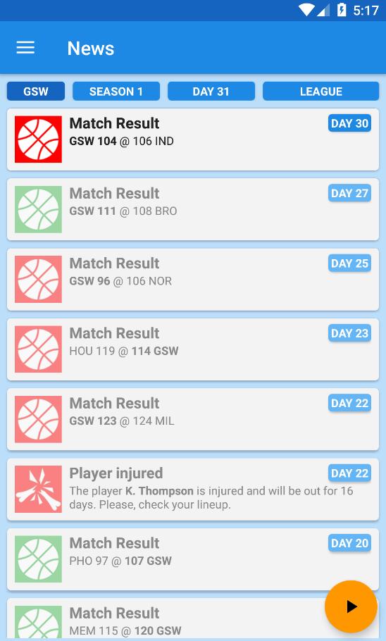 Basket Manager 2018 Free