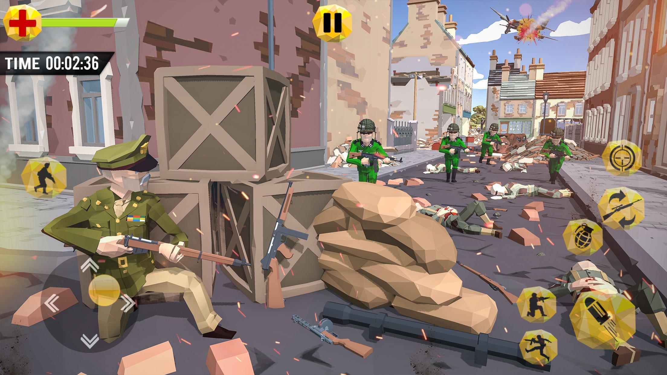 Blocky Counter World War Shooting game online 2020