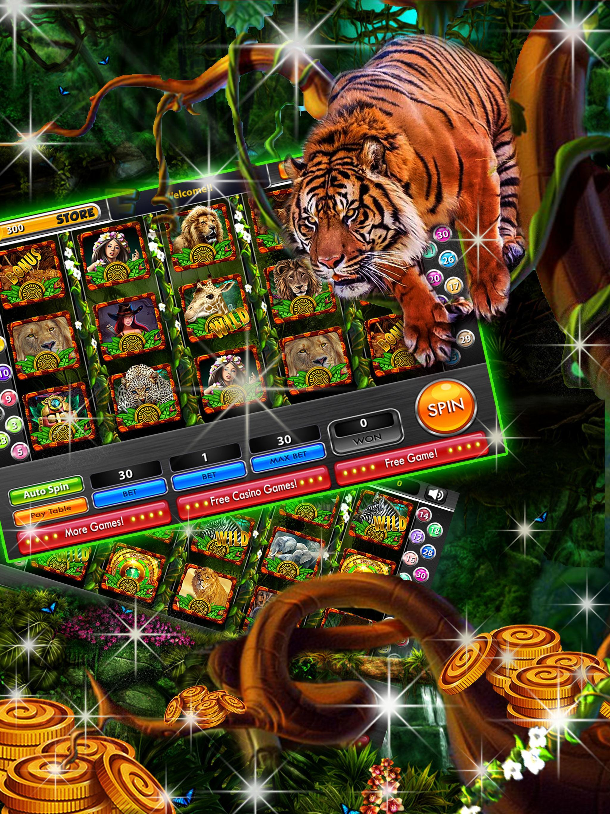 Jungle man spin slots