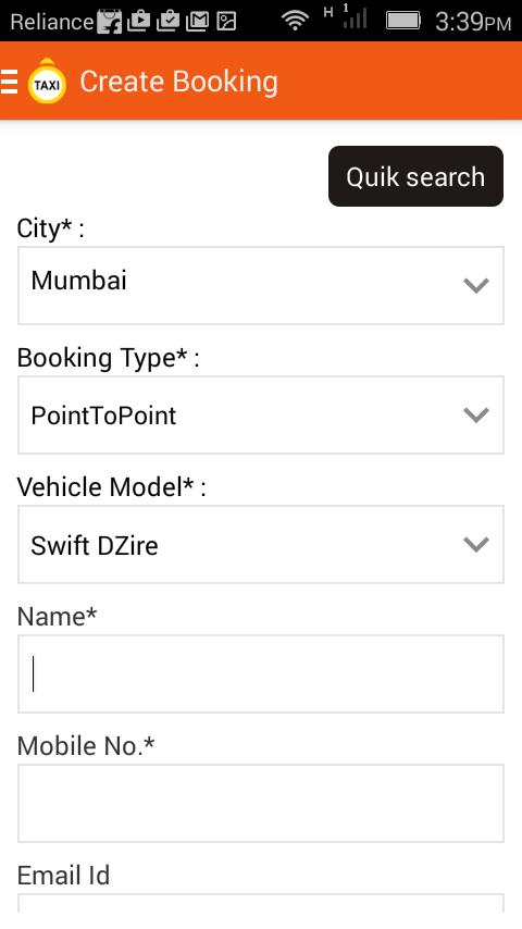 Taxi Software Demo Advisor APP