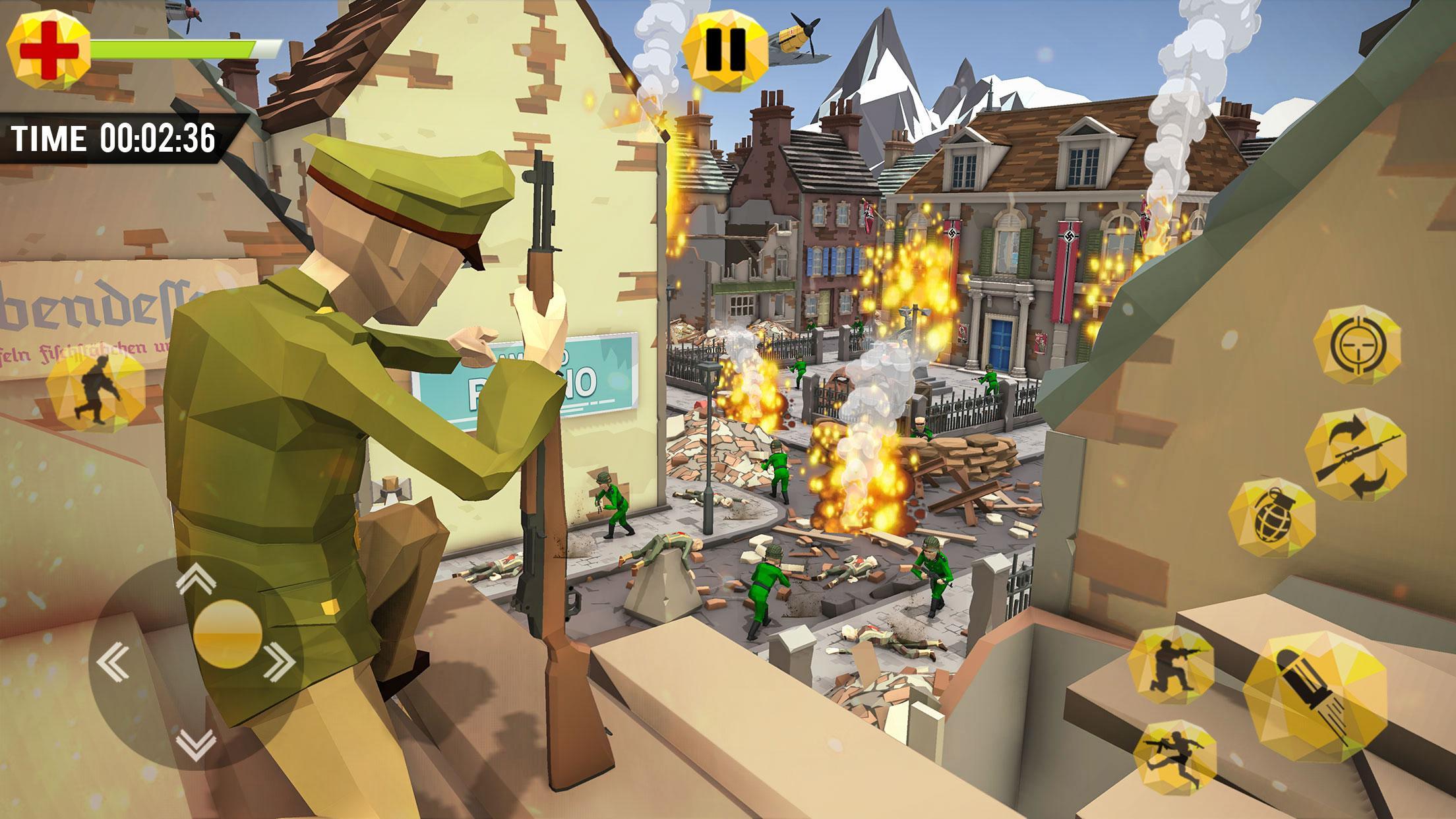 Blocky Counter World War Shooting game online 2020
