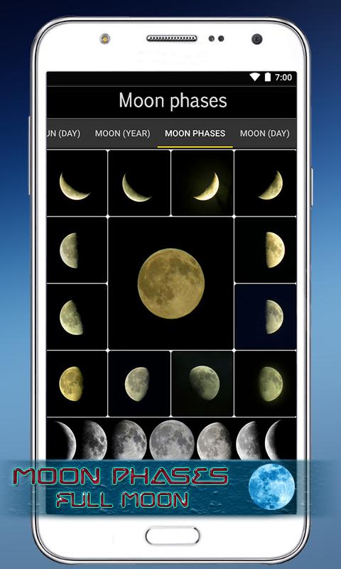 Phases of the Moon, Lunar Calendar Eclipse Free