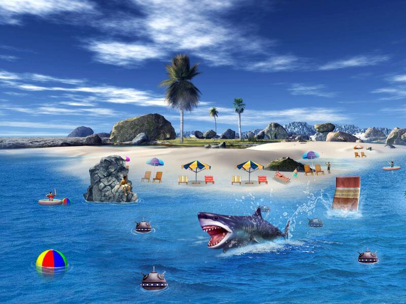 Hungry Predator Shark