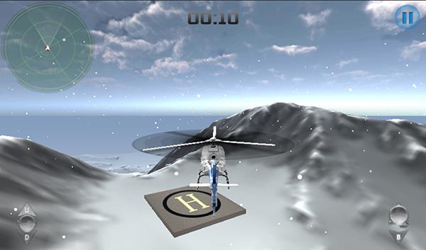 Helicopter Simulator Hill Fly