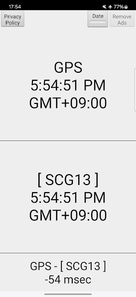 Seconds Clock Digital