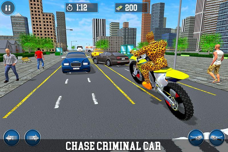 Multi Cheetah Hero Gangster Crime: Robot Fighting