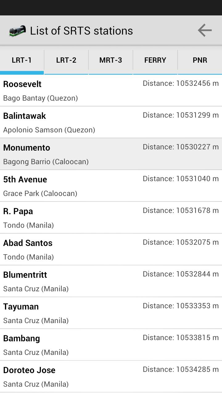 SRTS Guide (LRT/MRT/PNR/Ferry)