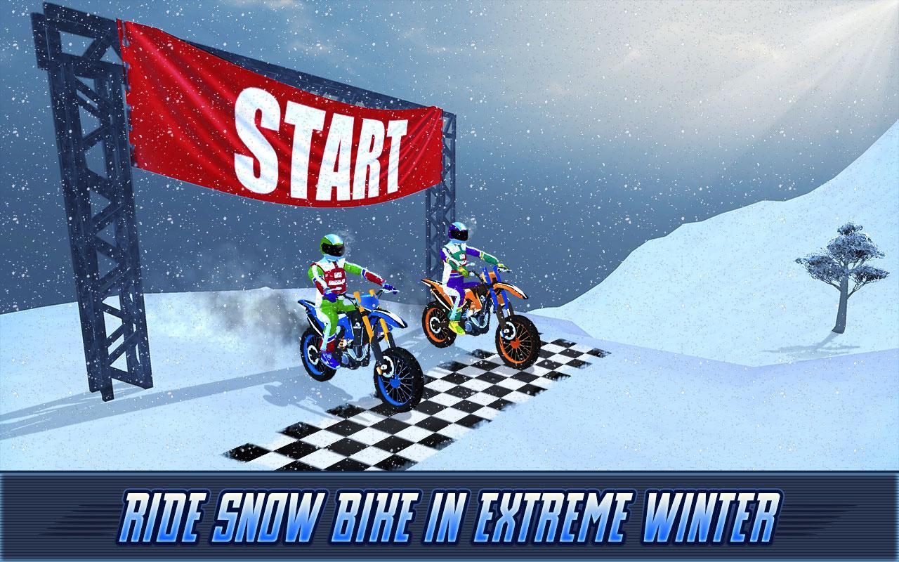 Offroad Snow Bike Simulation - A Moto Racing Game