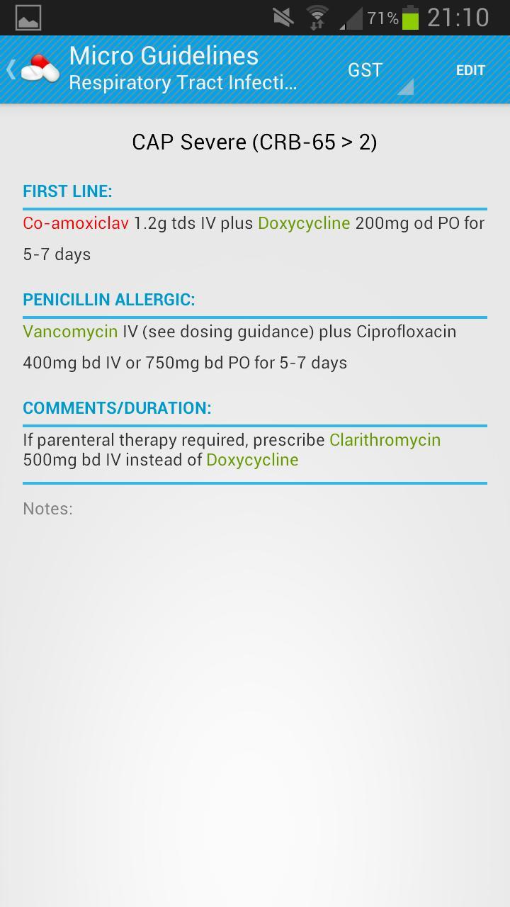 Antimicrobial Guidelines