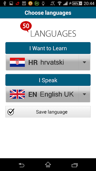 Learn Croatian - 50 languages