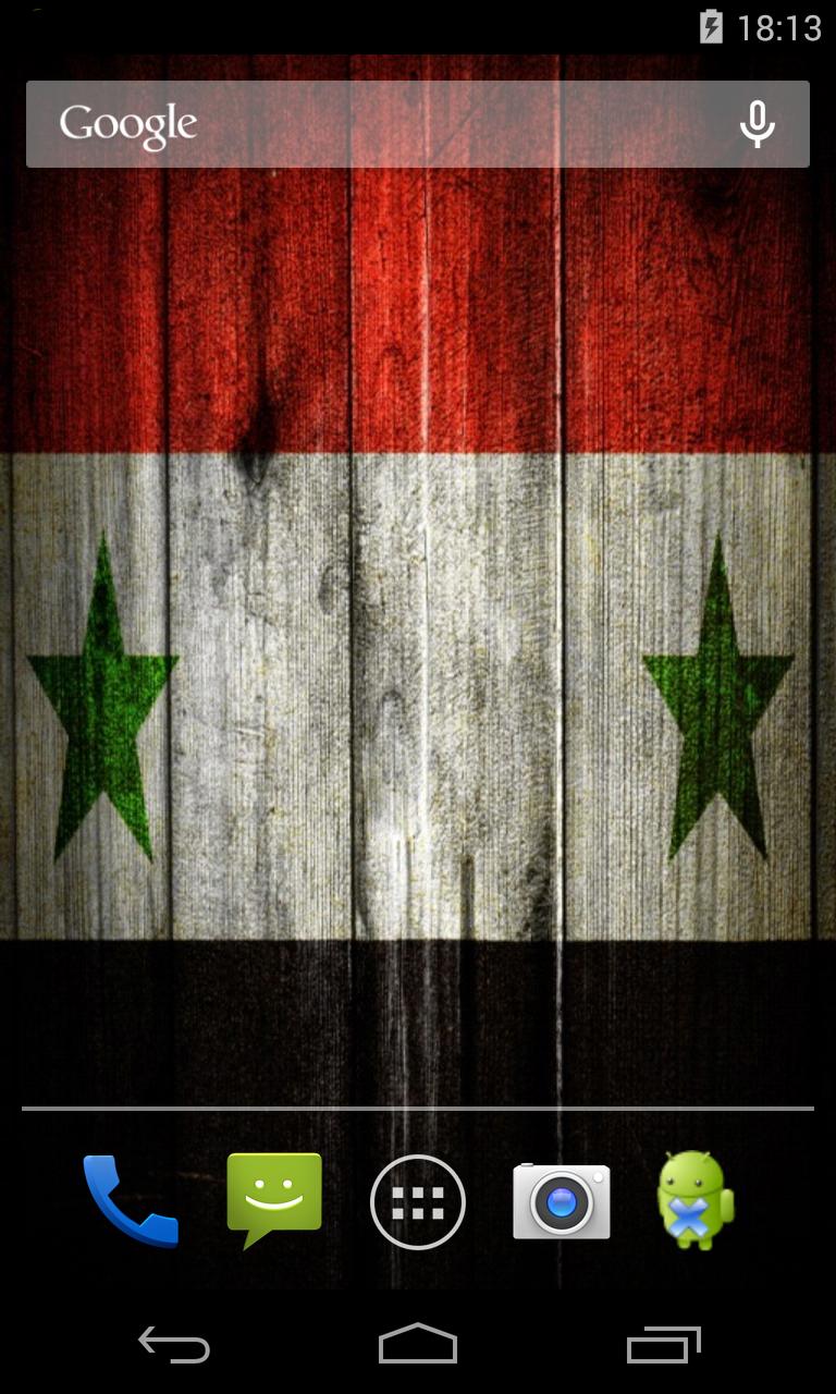 Flag of Syria Live Wallpaper