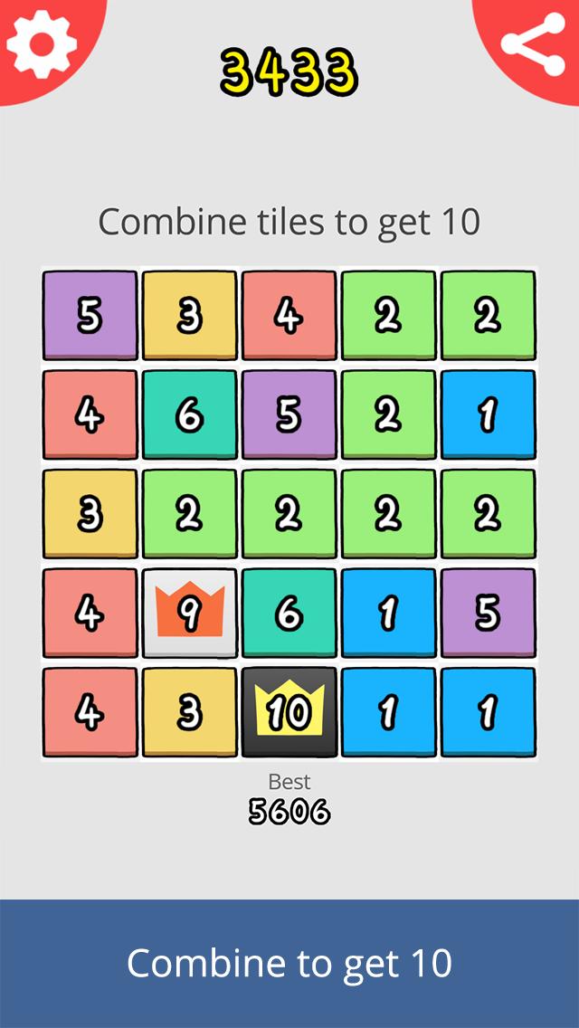 Just Get 10 - Hard Puzzle Game