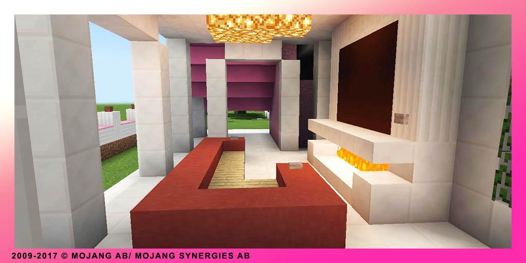 Craft Rose House map for MCPE!