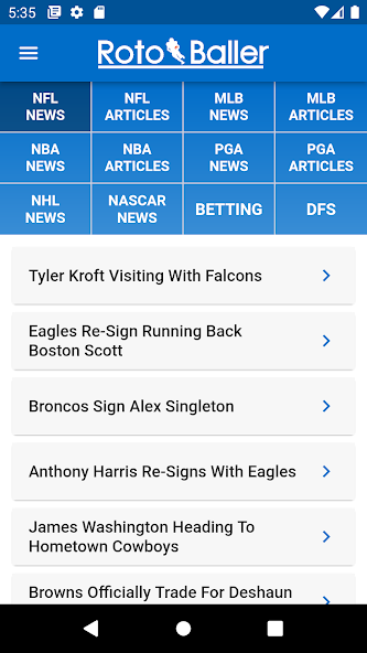 Fantasy Sports News and Alerts