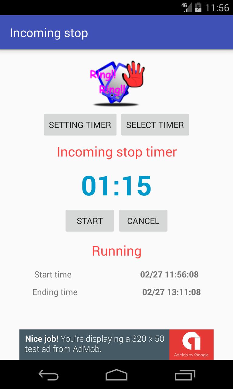 Stop the incoming call