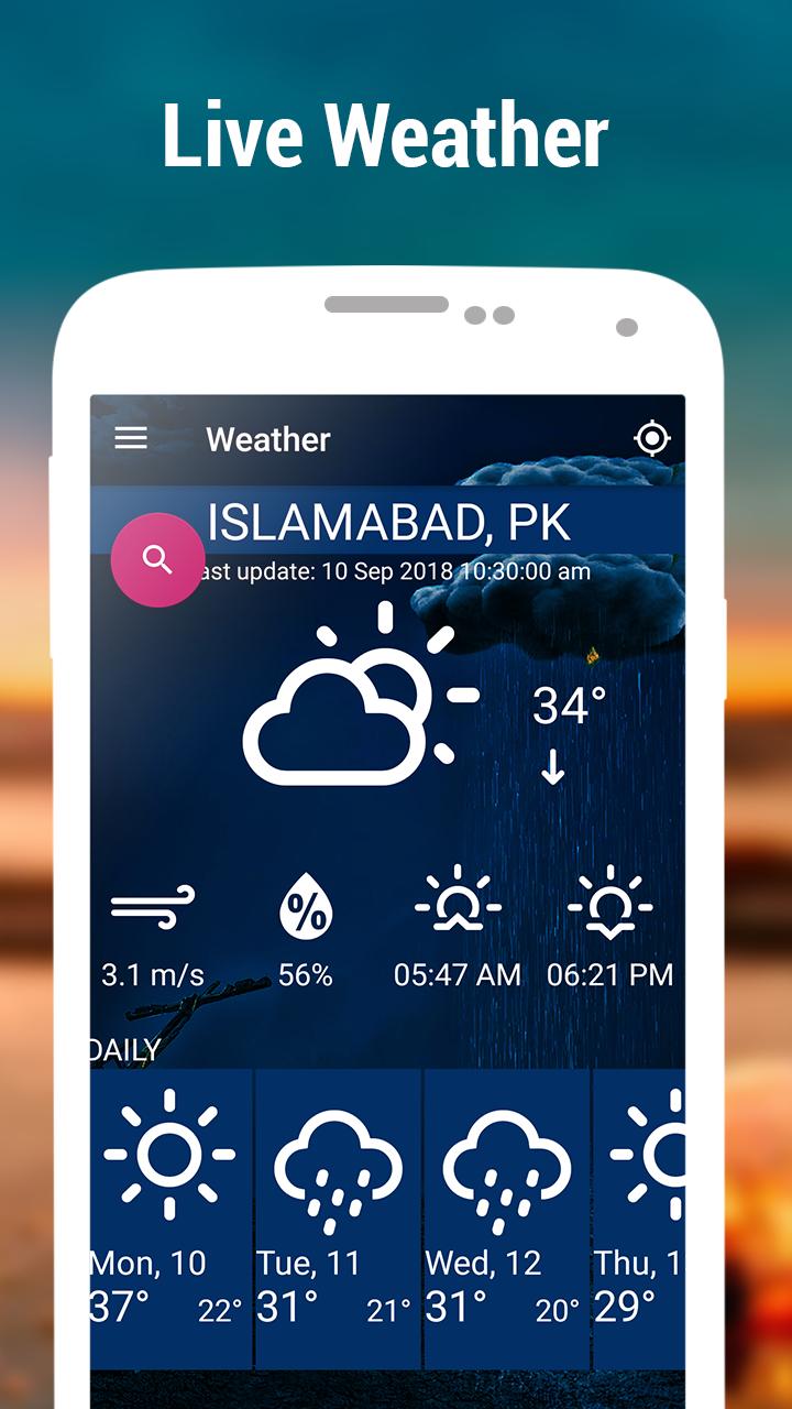 Update weather forecast : Live weather update 2019