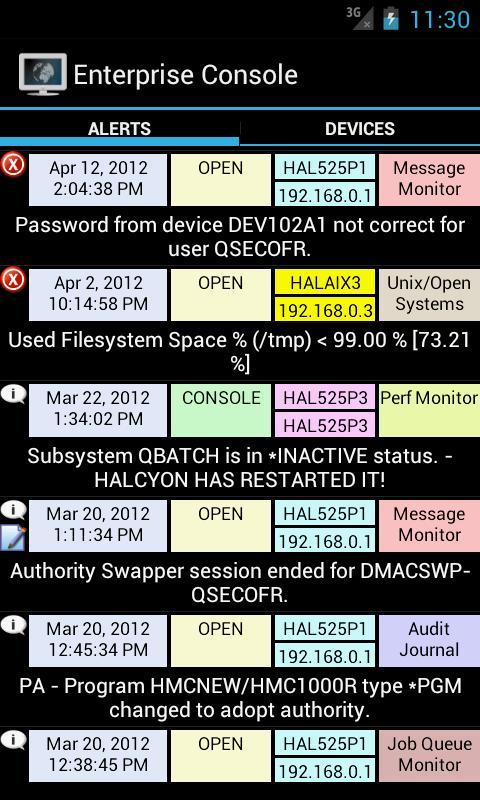 Halcyon Enterprise Console