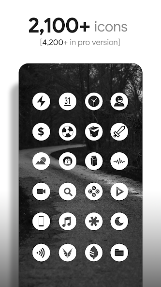 Light Void - Flat White Icons