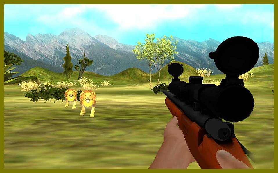 Lion Sniper Hunting
