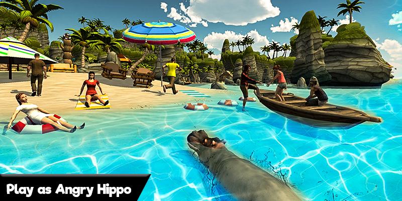 Hungry Hippo City Attack Revenge 3D